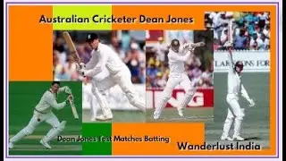 Dean Jones - Australia's Legendary Cricketer _Wanderlust India