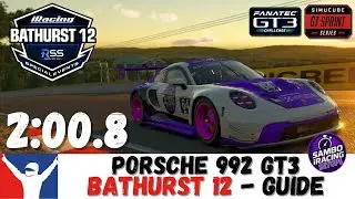 iRacing Porsche GT3 Bathurst Guide - 2:00.8 - Mount Panorama Porsche GT3 Track Guide
