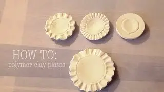 POLYMER CLAY PLATES - Tutorial