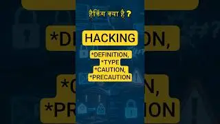 Hacking, Types, Caution, Precaution #hacker  #shortvideo #shorts #trending #computer #technology