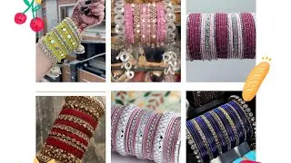 Bangle design 😍 blue Red yellow pink 🩷 and all colours me #bangles #ytvideo #aesthetic #design 