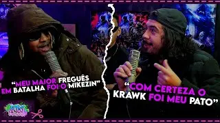 ALVA E LUC&Atilde;O (BATALHA DA ALDEIA) FALAM SOBRE KRAWK E MIKEZIN - Artist Experience