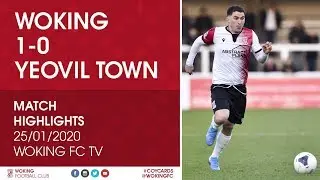 Woking 1 - 0 Yeovil Town | Match Highlights