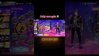 Free Fire New Neon Ring Event Unlock | Only One Spin ☠️ Free Fire | New Ring Event Unlock | #shorts
