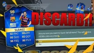 HE DISCARDED TOTS LUIS SUAREZ!!! FIFA 16 FAIL.. W2S