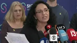 LIVE Israel : The families of Hamas captivity survivors deliver their first public statement