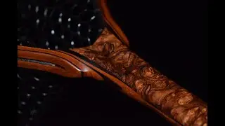 My 2 Latest Custom Built Fly Fishing Nets -Follow the build Curly Koa, Wenge, Rosewood burl 2021