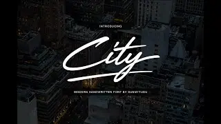 City Handwritten Font | Authentic Handwritten Text for Your Design Project