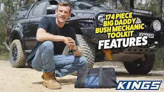 Adventure Kings 174 Piece Big Daddy Bush Mechanic Toolkit Features