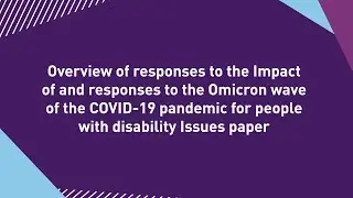 Overview of responses to the Impact of the Omicron wave of the COVID-19 pandemic (Auslan)