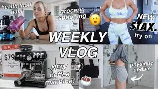 WEEKLY VLOG | NEW STAX COLLECTION! | I BOUGHT A COFFEE MACHINE | SUPPLEMENTS HAUL | Conagh Kathleen