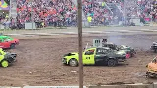 Pierce County Fair Chain-stock Mid-size Heat#2 Demo Derby Ellsworth, WI August 13th, 2022