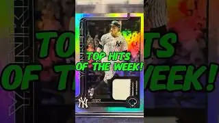 Лучшие хиты недели Topps Series 1 2025 года! #baseballcards #baseball #mlb #topps #sportscards