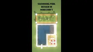 Beautiful Swimming Pool Design In Minecraft Java Edition Using Replay Mod And Iris Shader