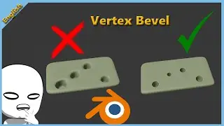 Get PERFECT Holes in Blender with Vertex Bevel Techniques | English#blender #blendertutorial#english