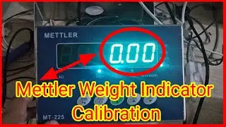 Калибровка индикатора веса Mettler MT-225 | Пошаговое руководство (на урду)