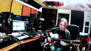 Fretless guitar cinematic solo improvisation