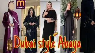 ✨Meesho Dubai style Abaya || Trendy Abaya at Affordable price🥰