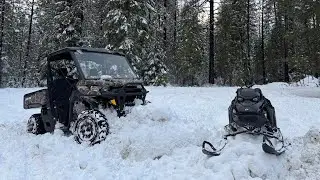 2 НОВЫЕ ИГРУШКИ!! Can Am Defender HD9 и SkiDoo 850!!