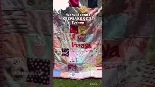 Baby Clothes to Keepsake Quilt | Memory Quilt Made from Old Baby Clothes