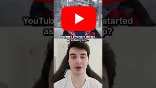 YouTube Started as a Dating App