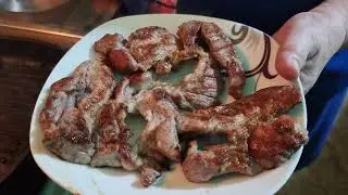 Preparare ceafa de porc la gratar pe aragaz@ramonaluca1985