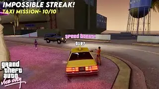 10/10 SPEED BONUS STREAK! Most Aggressive Taxi Driver in Vice City!