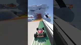 Trackmania - High Speed Dirt Track up in The Sky #trackmania #tm2020 #shorts