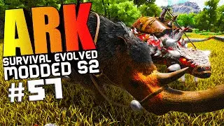 ARK Survival Evolved - WOOLLY RHINO, DUNKLEOSTEUS & ALPHA ANKYLO TAMING! Modded #57 (ARK Gameplay)