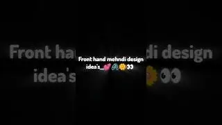 &ldquo;My own mehndi design &ndash; AI generated preview&rdquo;.#henna#newmahendi#support#mehndidesign#viral#trending🌼
