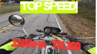 Yamaha TW 200 TOPSPEED!