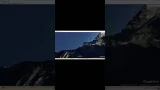 Morskie Oko Mnich i okolice lot ptaka Google Earth