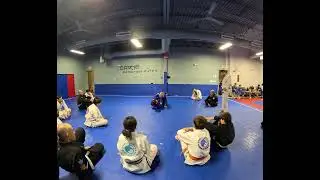 Mechanics of Cross collar choke from clothes guard
