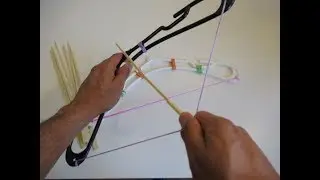 DIY BOW And ARROW. Don't Just Hang Clothes, Practice Archery Too