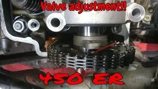 How to valve adjustment *TRX 450R