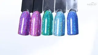 Nowe kolory efektu HOLO :: Nowość Indigo Nails :: Efekt Holo w kolorze