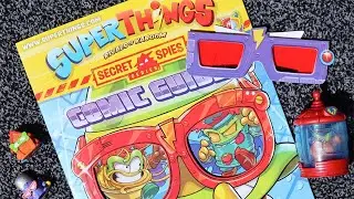 Superthings Secret Spies Comic Guide Unboxing