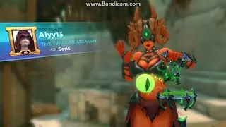 Quadra kill playing as SERIS (PALADINS)