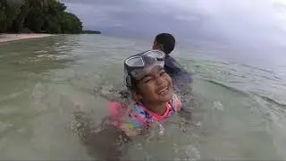 Swimming Time at Laura Beach, Marshall Islands