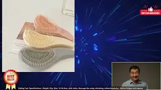 3256805860188972 Magic Handle Detangle Hair Comb Anti Static Massage Hair Brush Tangle