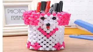 How to make Pen Box Craft Gift  Part 1 || Crystal Bead