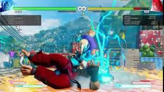 STREET FIGHTER V Nash weird setup