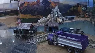AMAZING RC TRUCK  I DUMP TRUCK IN THE VILLAGE