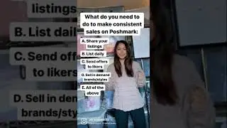 How to Make Consistent Sales on Poshmark