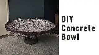 Minimalist Rustic Home Decor | DIY Concrete Vase from an Exercise Ball