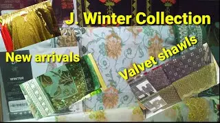 J. Junaid Jamshed Winter Collection 2021 - J. new arrivals  | valvet shawls - J. vol 2 winter suits