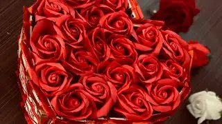 HEART HAMPER|KITKAT HAMPER|MAKING VIDEO OF KITKAT HAMPERED |ANNIVERSARY HAMPER