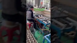 Glass Factory Direct Supplier Workers are on the production line, manufacturing glass goods.