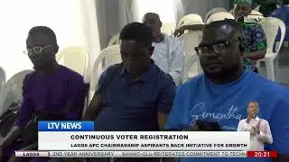 Continuous Voter Registration: Lagos APC Chairmanship Aspirants Back Initiative for Growth