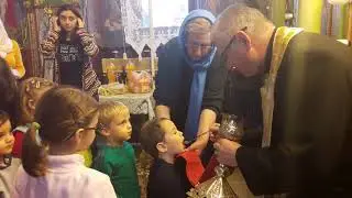 11. Hristos &icirc;mpărtășit copiilor - 2017 (grupa 2-9 ani)